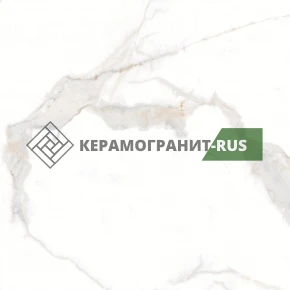 Керамогранит Statuario Marco 600х600 Shiny Sugar (матовый с сахарным блеском)